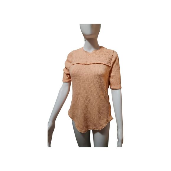 Free People Care Red Delicious T-Shirt in Sunset Drive - Picture 3 of 5